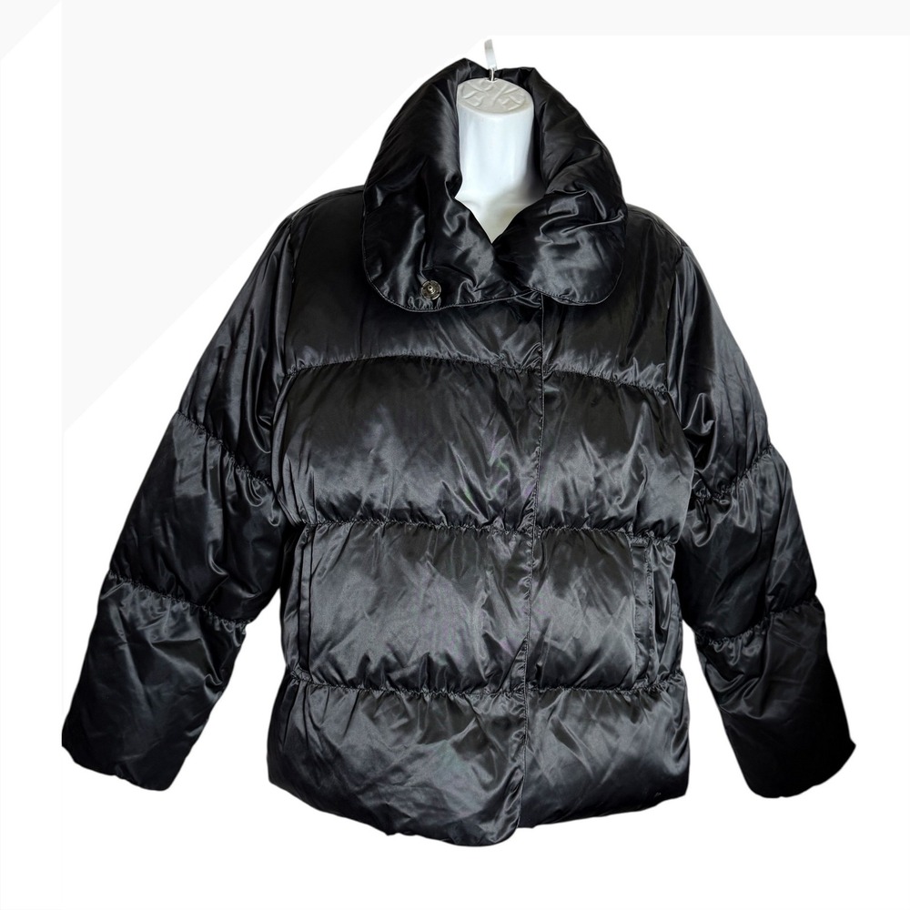 Old Navyβ Black Puffer Coat Size XL Women's Jacket Winter PERFECT π€π€π€ - Picture 2 of 14